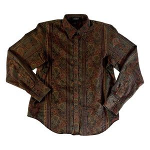 Vintage Ralph Lauren Paisley Shirt - Size Petite Medium